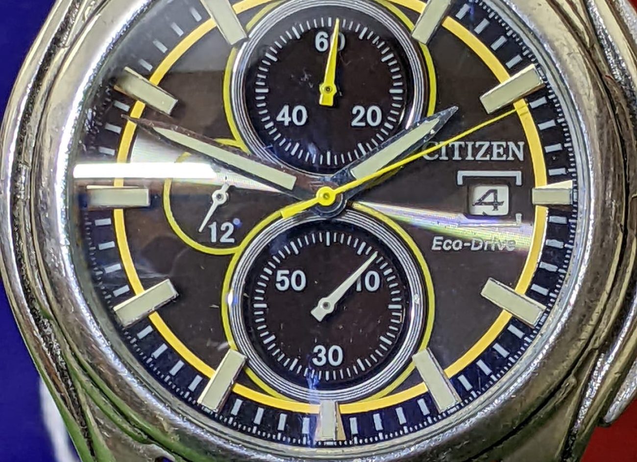 Citizen Chronograph . WR 100. GN-4-S .10 Bar. Quartz . Men Watch