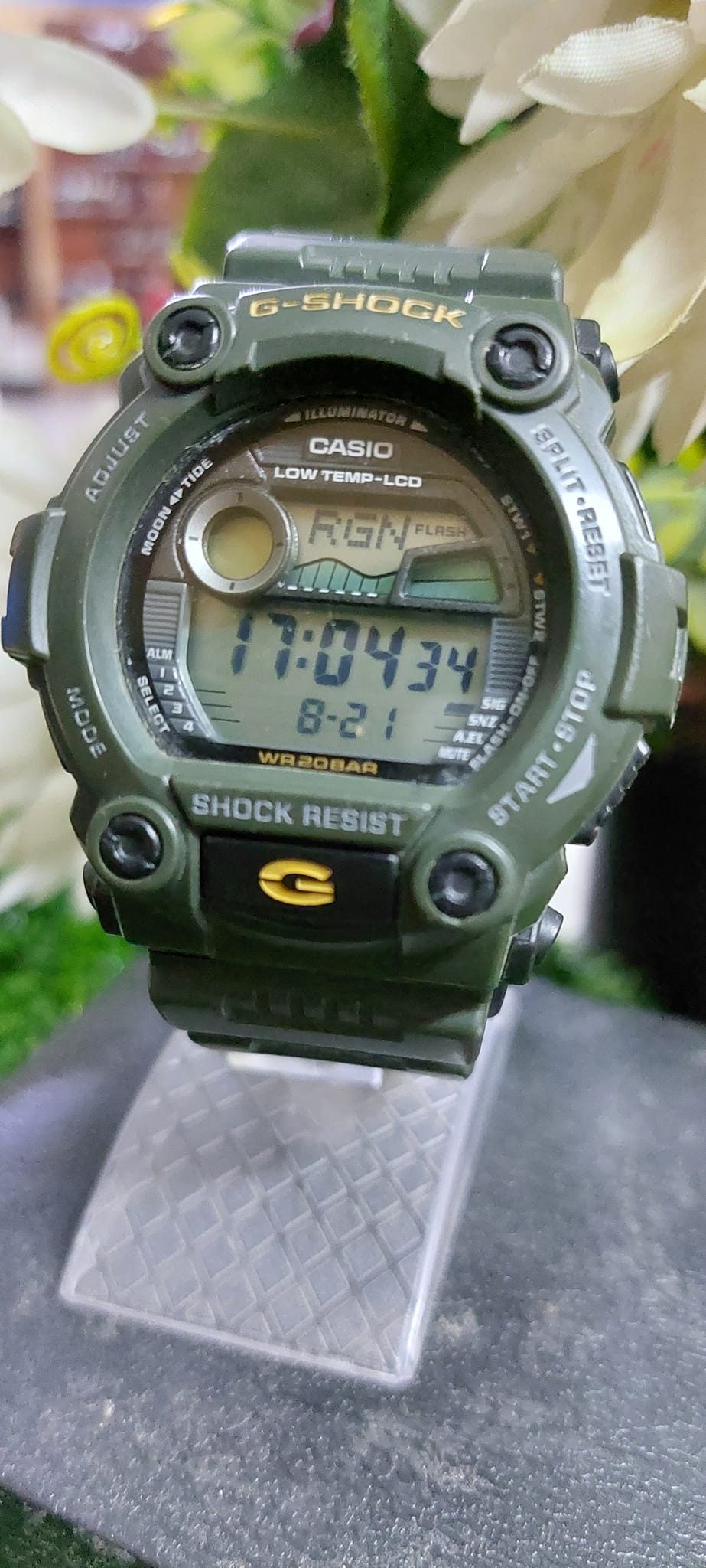 Casio G-Shock G-7900-3 Green Resin Band Men Sports Watch
