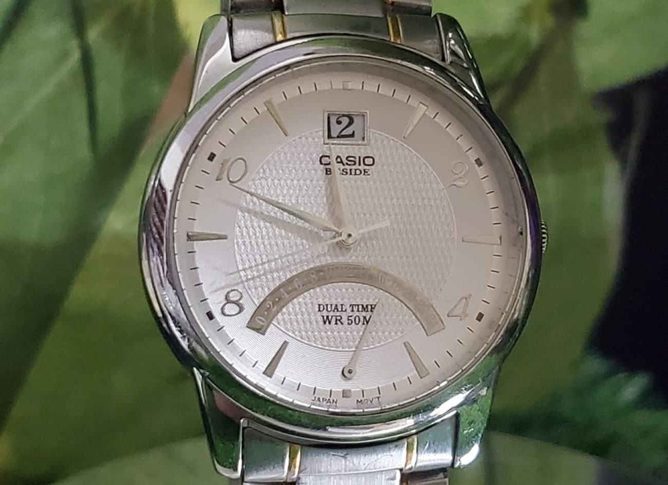 Casio Beside BEM-104D Japan made quartz movement Watch for Men's