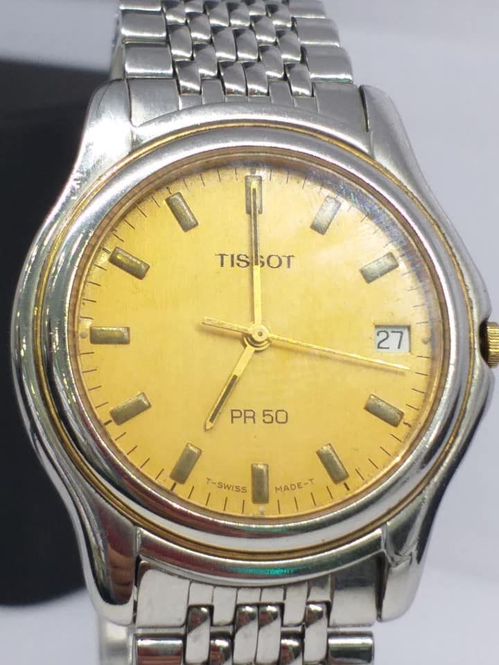 Tissot PR50 sapphire crystal quartz watch. Swiss made
